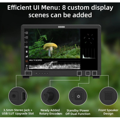 Режиссёрский монитор 21.5" OSEE Mega 22S 10bit 1500nit 3G-SDI HDMI